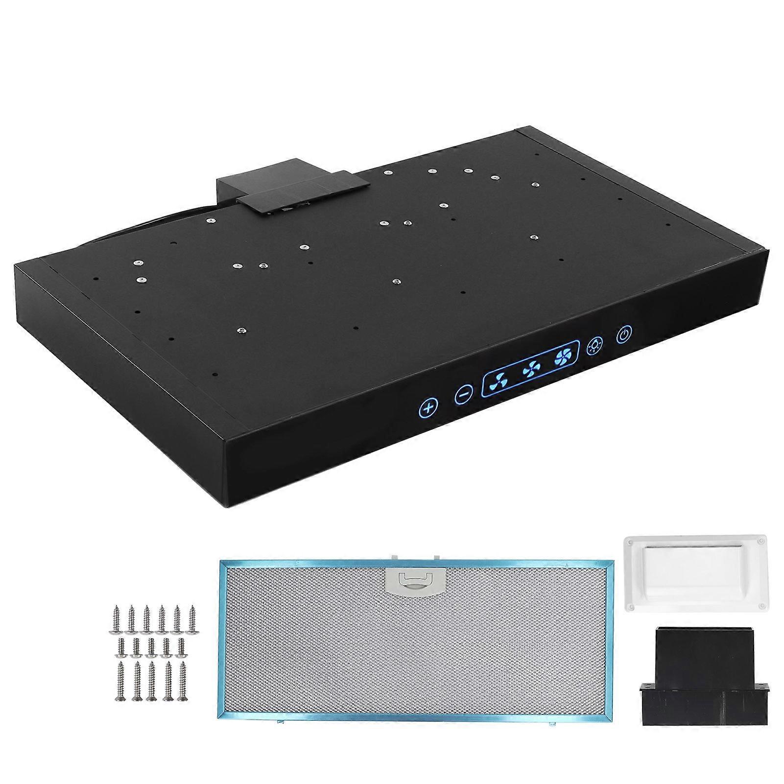 تحت مجموعة مجلس الوزراء غطاء محرك السيارة 3 سرعات لوحة تحكم تعمل باللمس من الفولاذ المقاوم للصدأ LED ضوء لليخت RV العربة