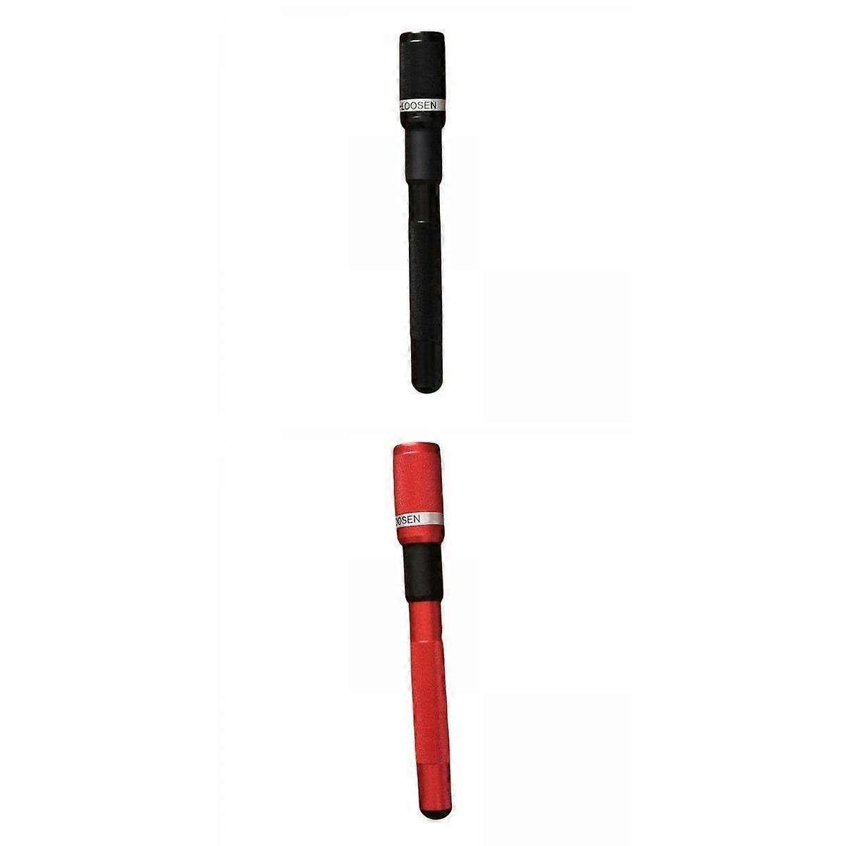 2x Teleskopik Havuz Çubukları Bilardo Snooker için Uzatma Butt Extender