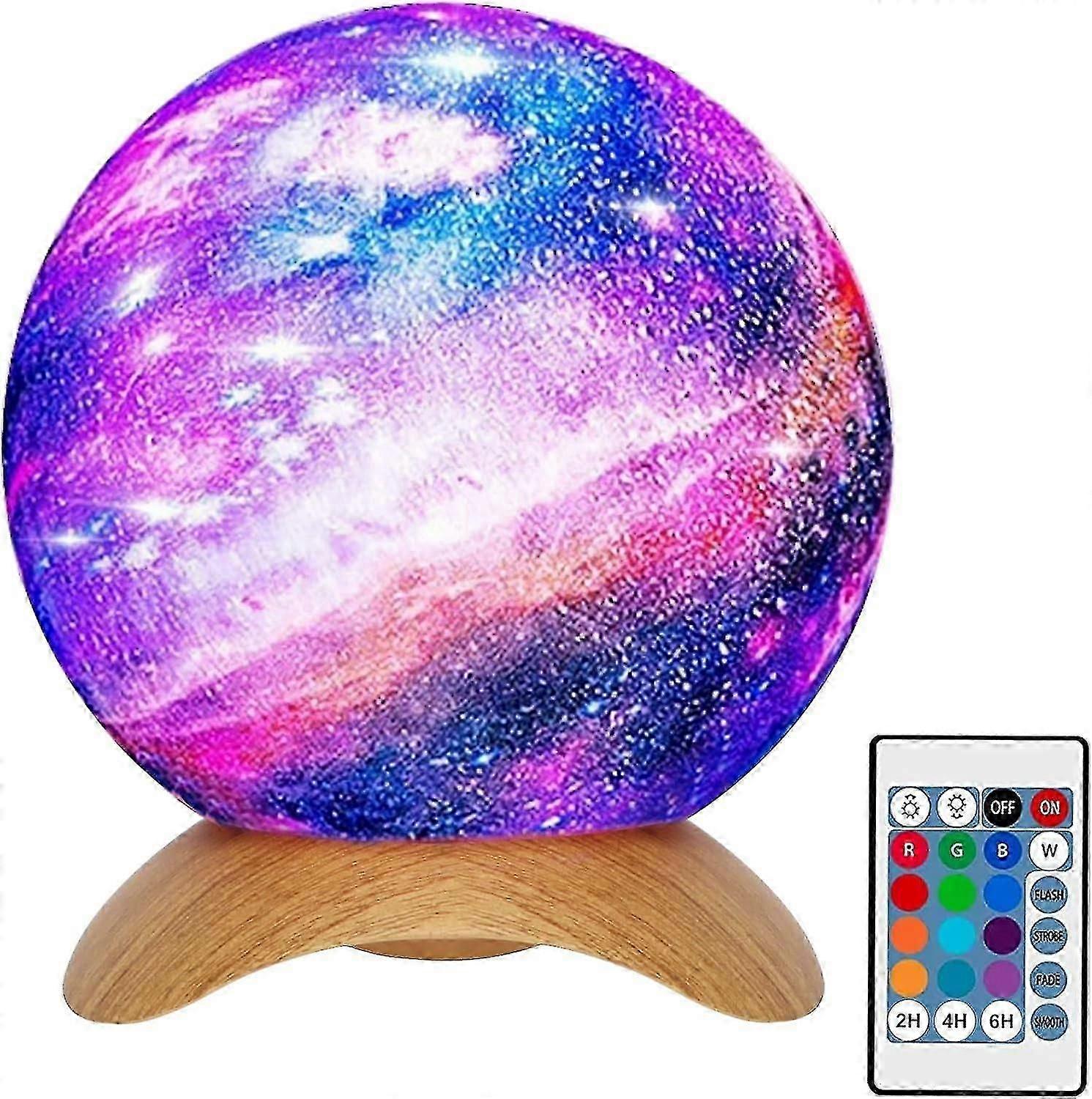 Moon Lamp With Timer Function, 13 Colors Led