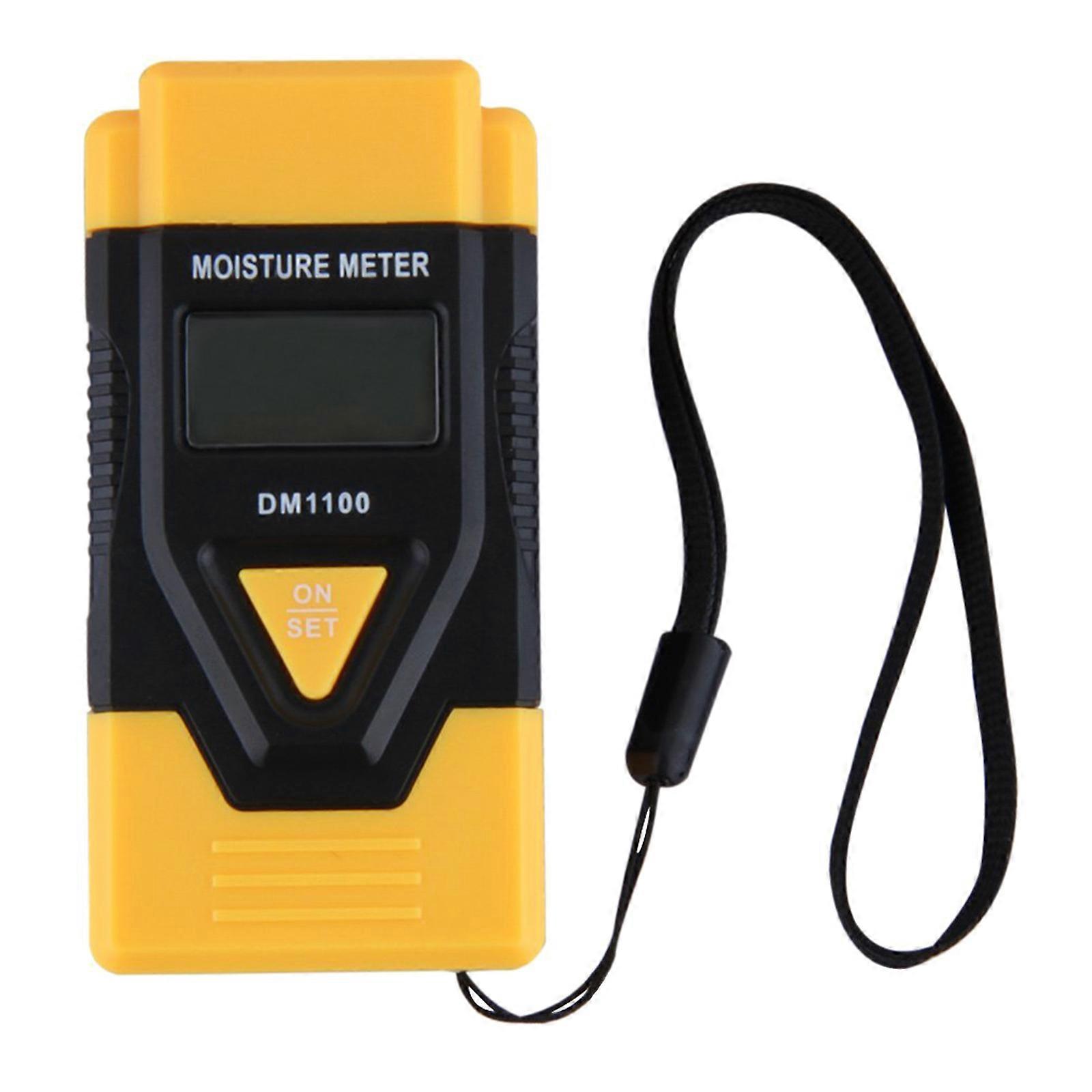 Moisture Meter for Wall Paper Building Materials Digital Damp Meter with Temperature Detection Wood Moisture Meter
