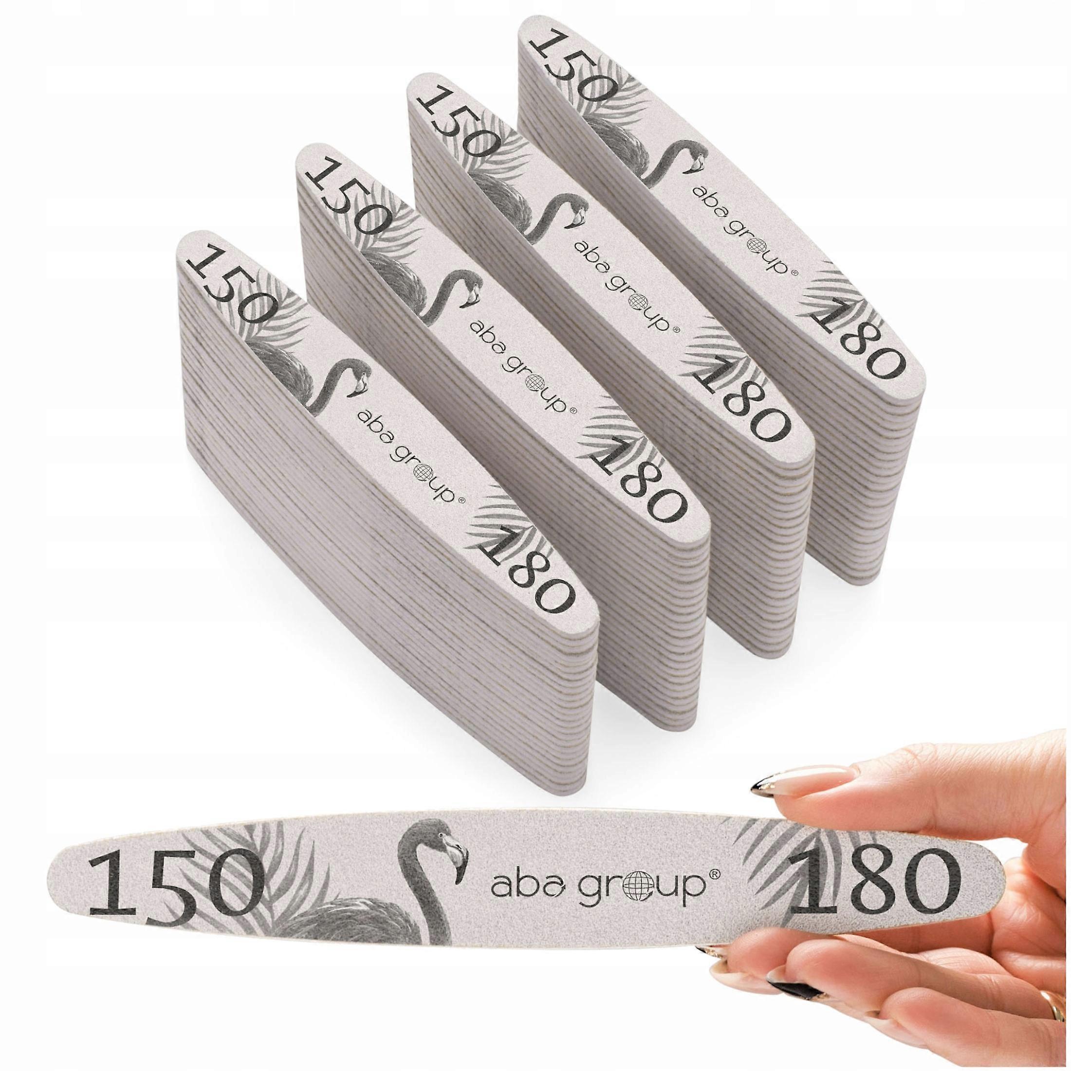 Aba Group Nagelfil ELIPSA 150/180 SLIM - FLAMINGO, 100 stycken