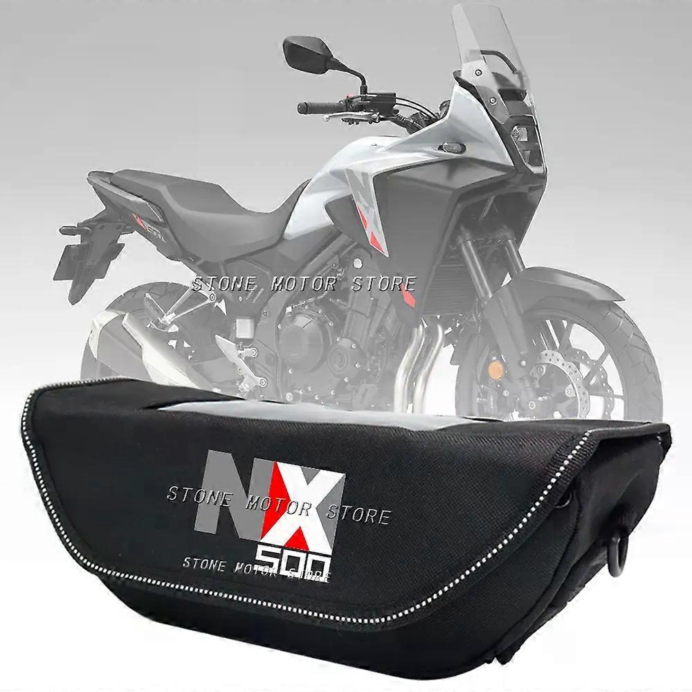 لهوندا NX500 NX 500 2024 حقيبة مقود للدراجات النارية مقود مقاوم للماء حقيبة ملاحة السفر حقيبة أدوات دراجة نارية-G