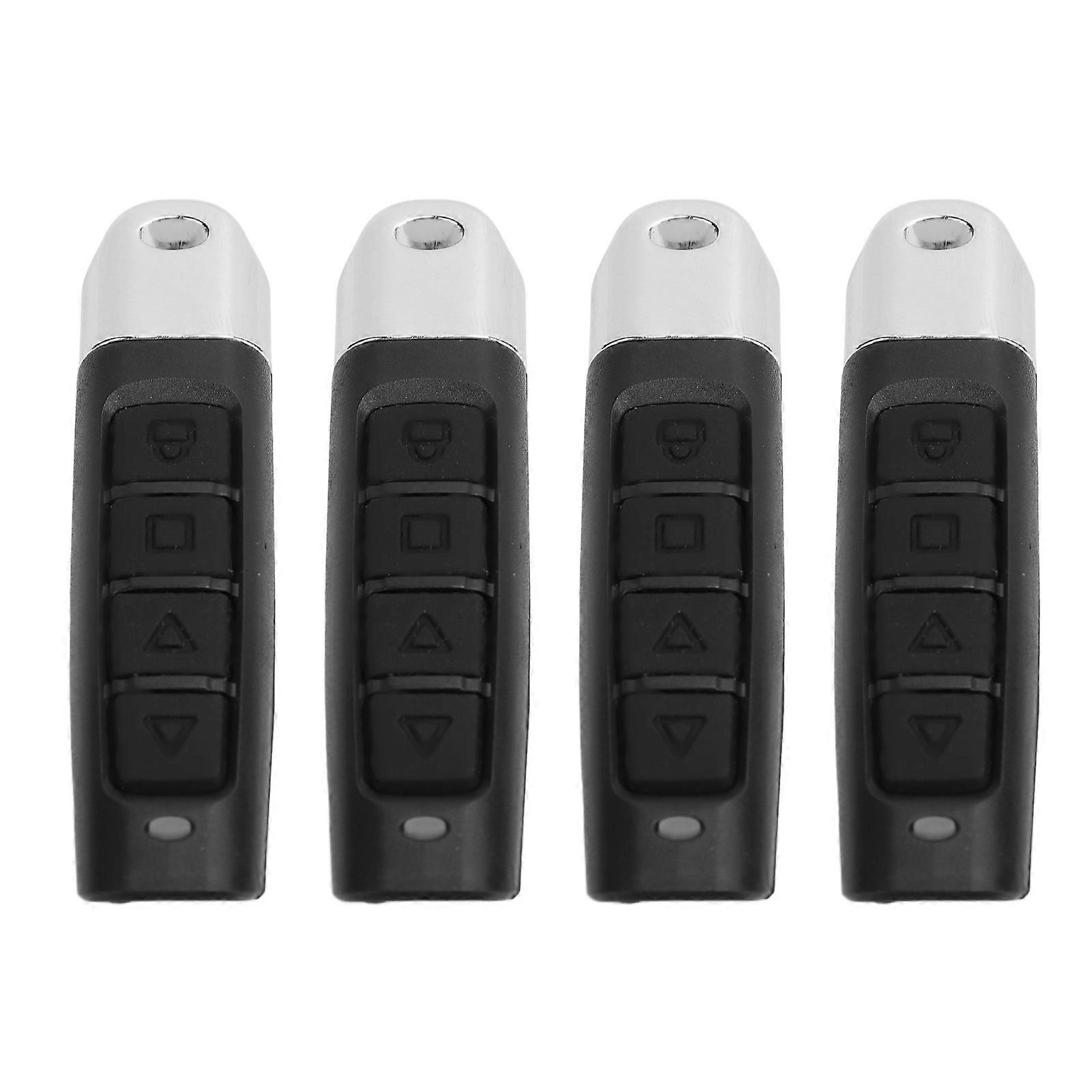 4Pcs Garage Door Remote Control, 433.92MHz Handheld Door Remote Controller for Warehouse Alarm System Sunroof Lights