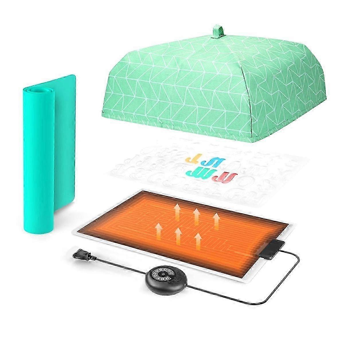 Resin Heating Pad Resin Mold Heating Pad with Time Adjustment Function Suitable for Epoxy Resin Mol