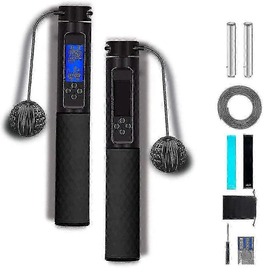 Weighted Jump Rope with Digital Counter for Skipping Exercise