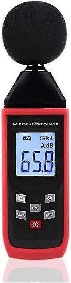 Digital Sound Meter Noise Tester with LCD Screen Measuring Noise Levels from 30 to 130dB for Various Use Cases