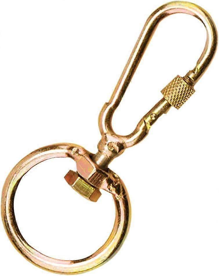 Swivel Ring - Heavy Duty Double Ended Eye Hook with Snap Hooks,360Rotational