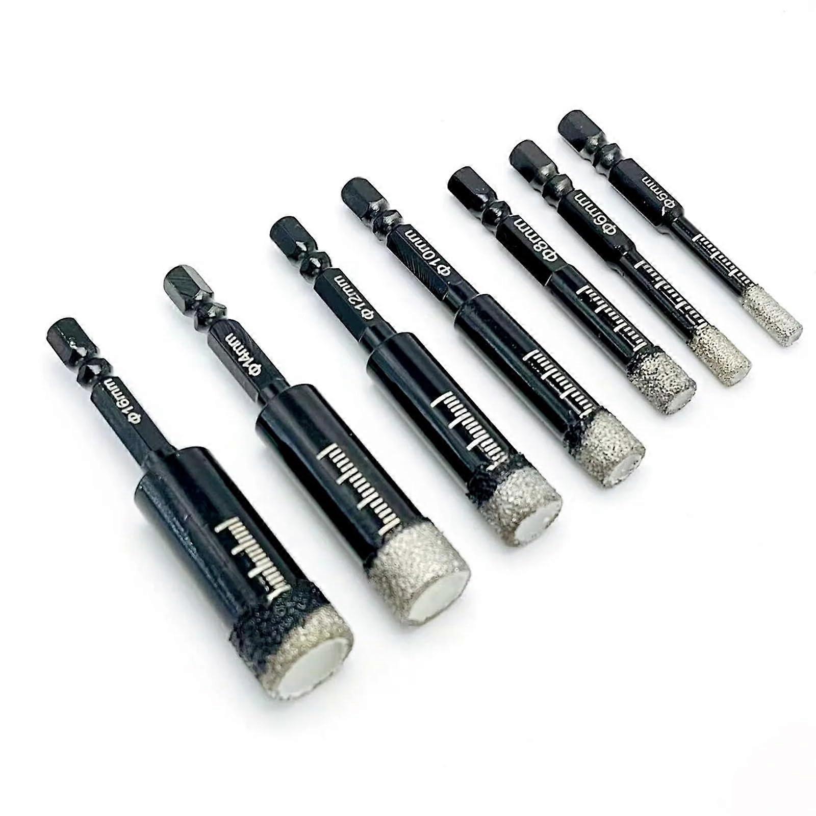 Diamond Dry Drill Bit 14 mm with Hex Shank, High Quality Drill Bit for Concrete and Stone, 1 Piece