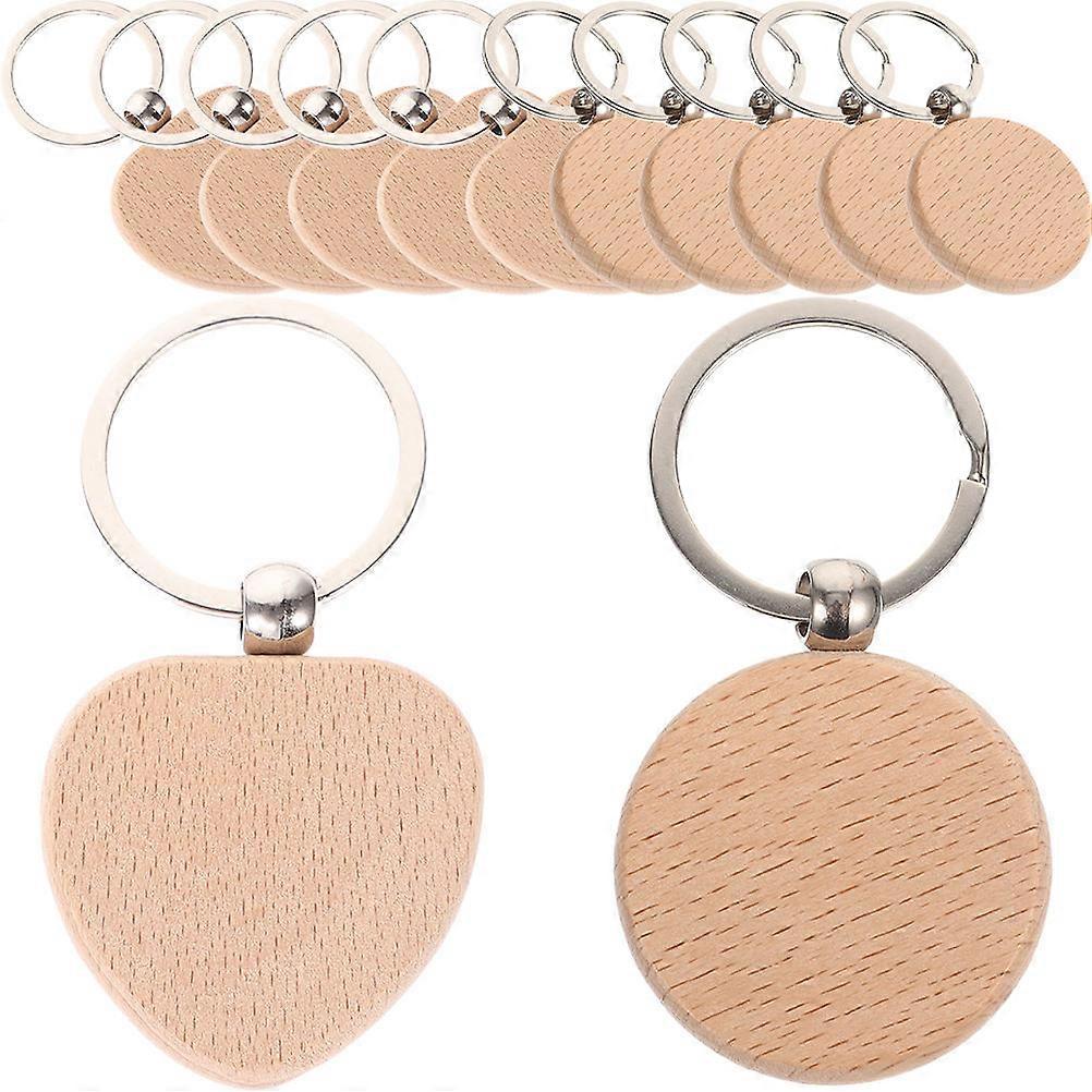 クラフトクリスマスストッキングタグクラフトプロジェクトのための木版画ブランクキーホルダー合金材料12個