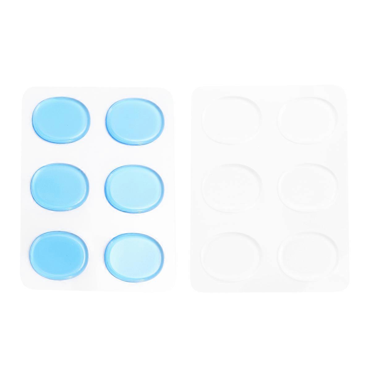 12pcs Silicone Drum Dampeners Pads Self Adhesive Noise Reduction Gel for Drums Muffling and Tone Control
