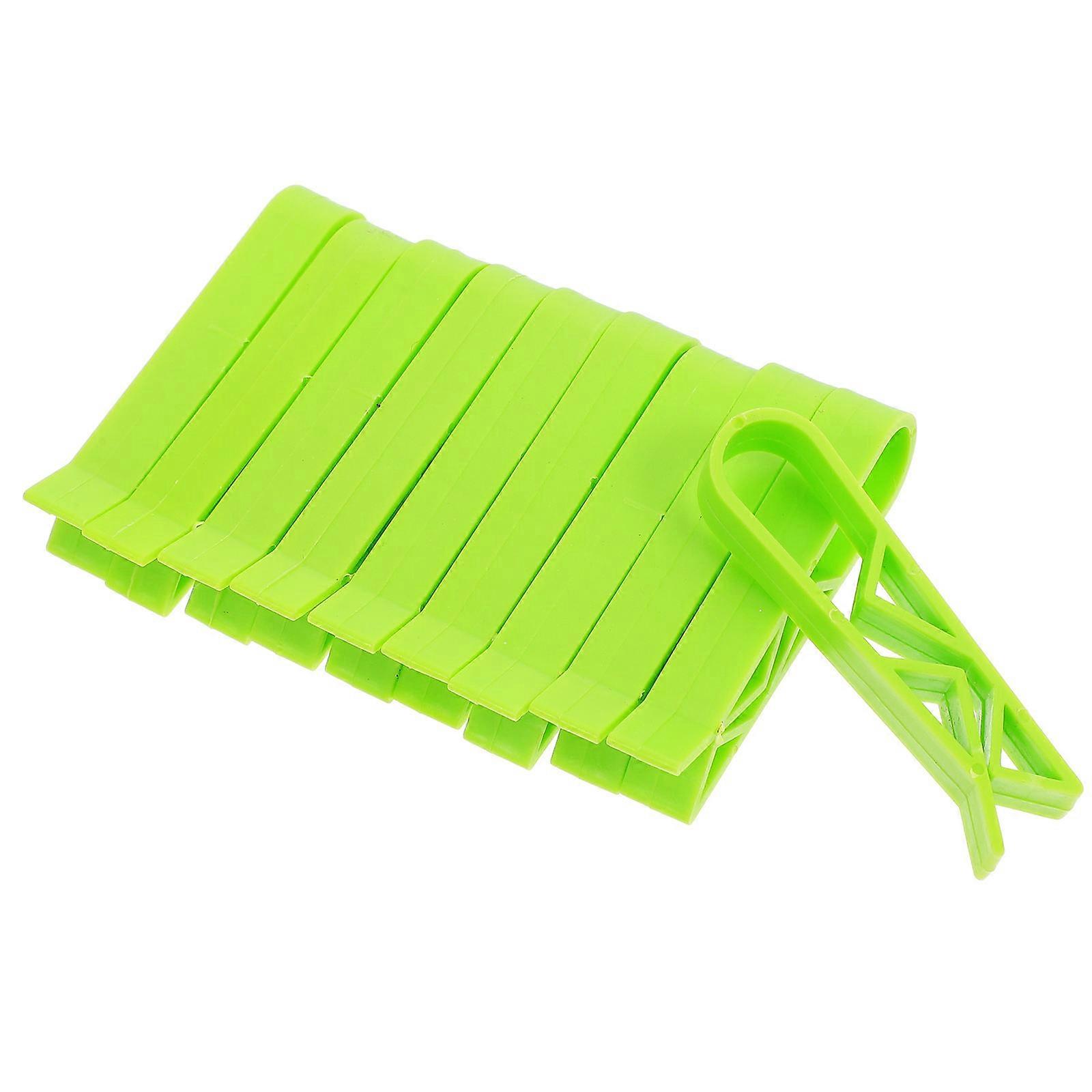 Garbage Bag Fixing Clip Garbage Bin Edge Clamp Effective Fixation For Home Use 10Pcs