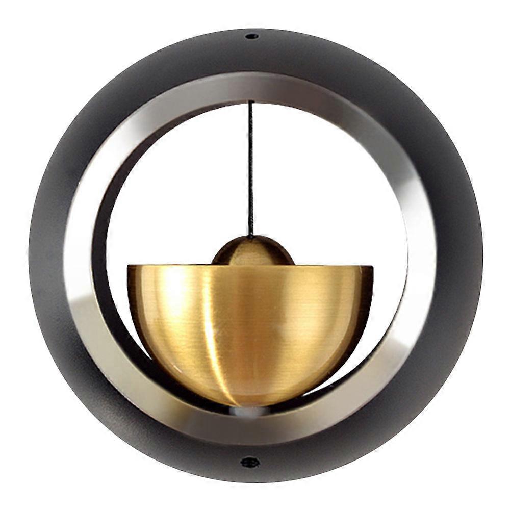 Λιανική καλλιτεχνική εμφάνιση κουδουνιών εισόδου συναγερμών πορτών μοναδική για την είσοδο ιδιοκτητών επιχειρήσεων 7.20X7.20X3.80CM διακόσμηση σπιτιών ορείχαλκου 1Pcs