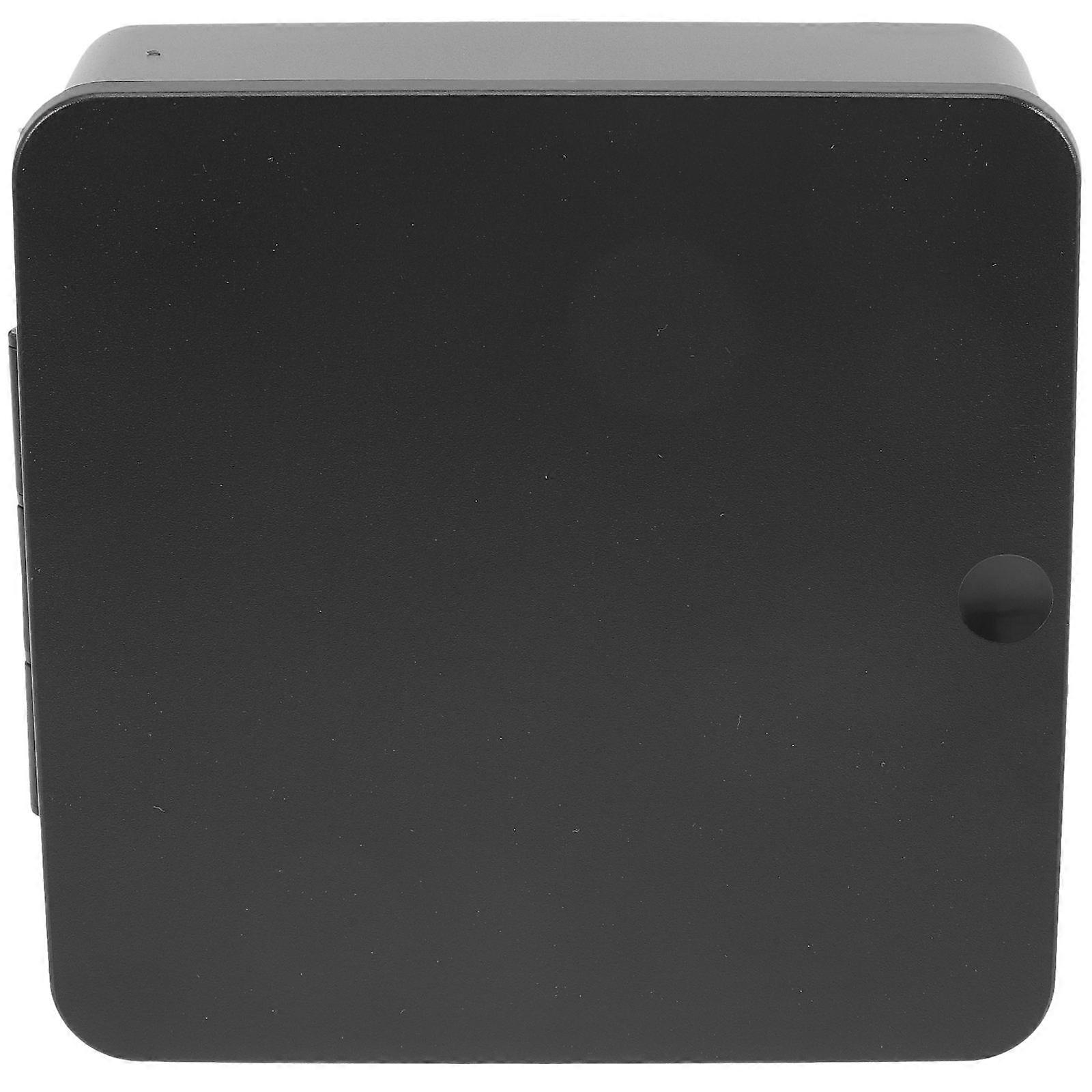 Back Door Hook Key Storage Holder Simple Yet Elegant Design 17x16.5cm Black Plastic 1Pack