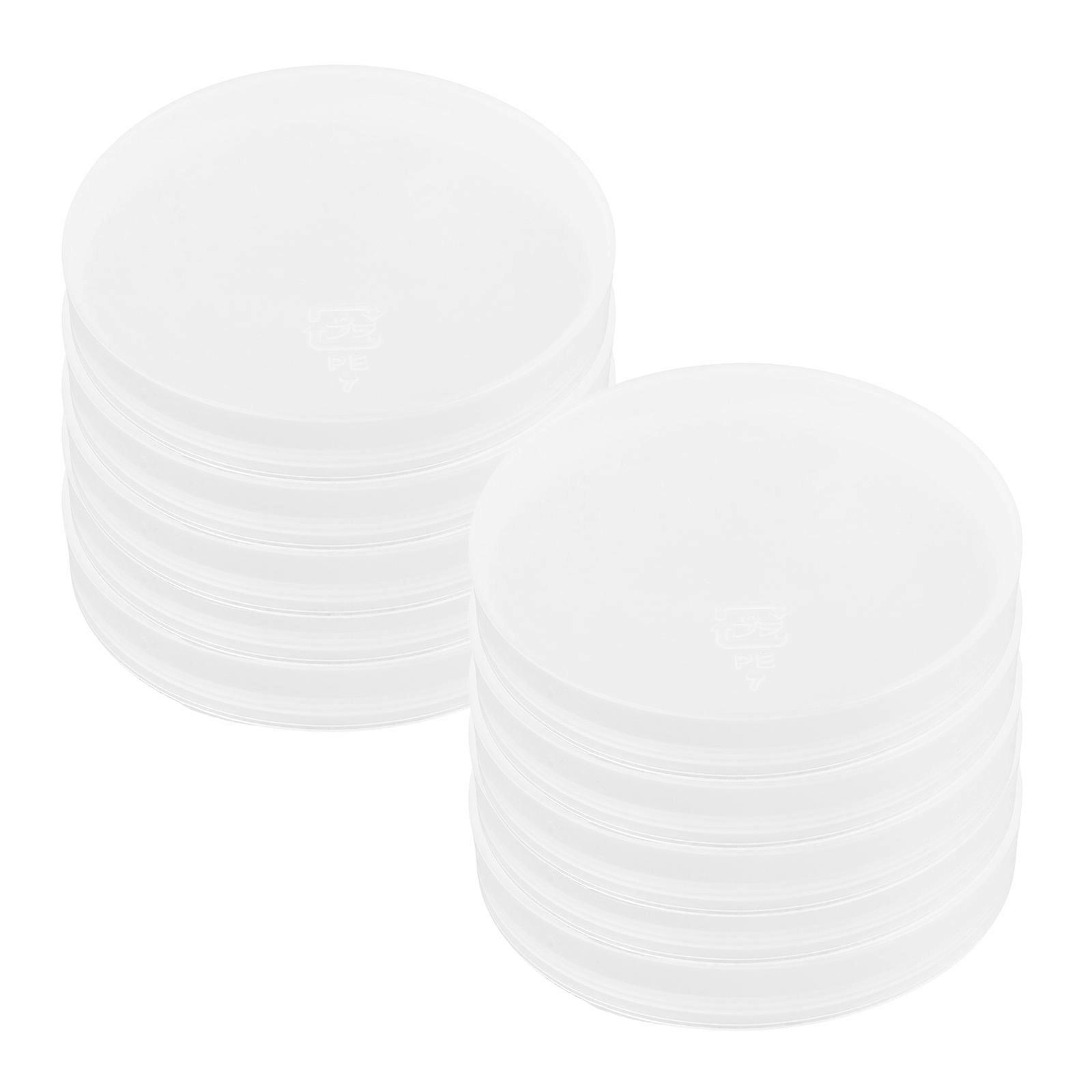 Washable Lids For Jars Reusable Yogurt Jar Lids For Restaurants Prevent Leaking 50Pcs