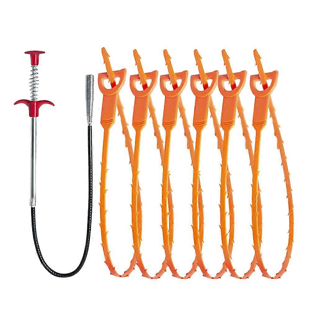 Shower Drain Removal Tool Maintenance Workers 60X4CM Assorted Color Hair Removal