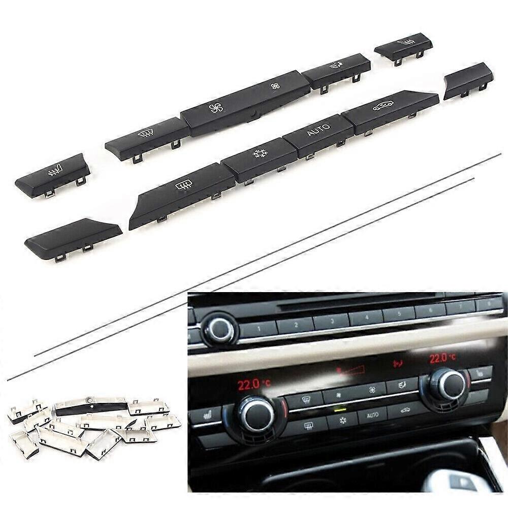 Suitable 11 Button Key Caps Repair A/C Heater Switch For BMW 5 6 7 F01 F12 61319313922 uk