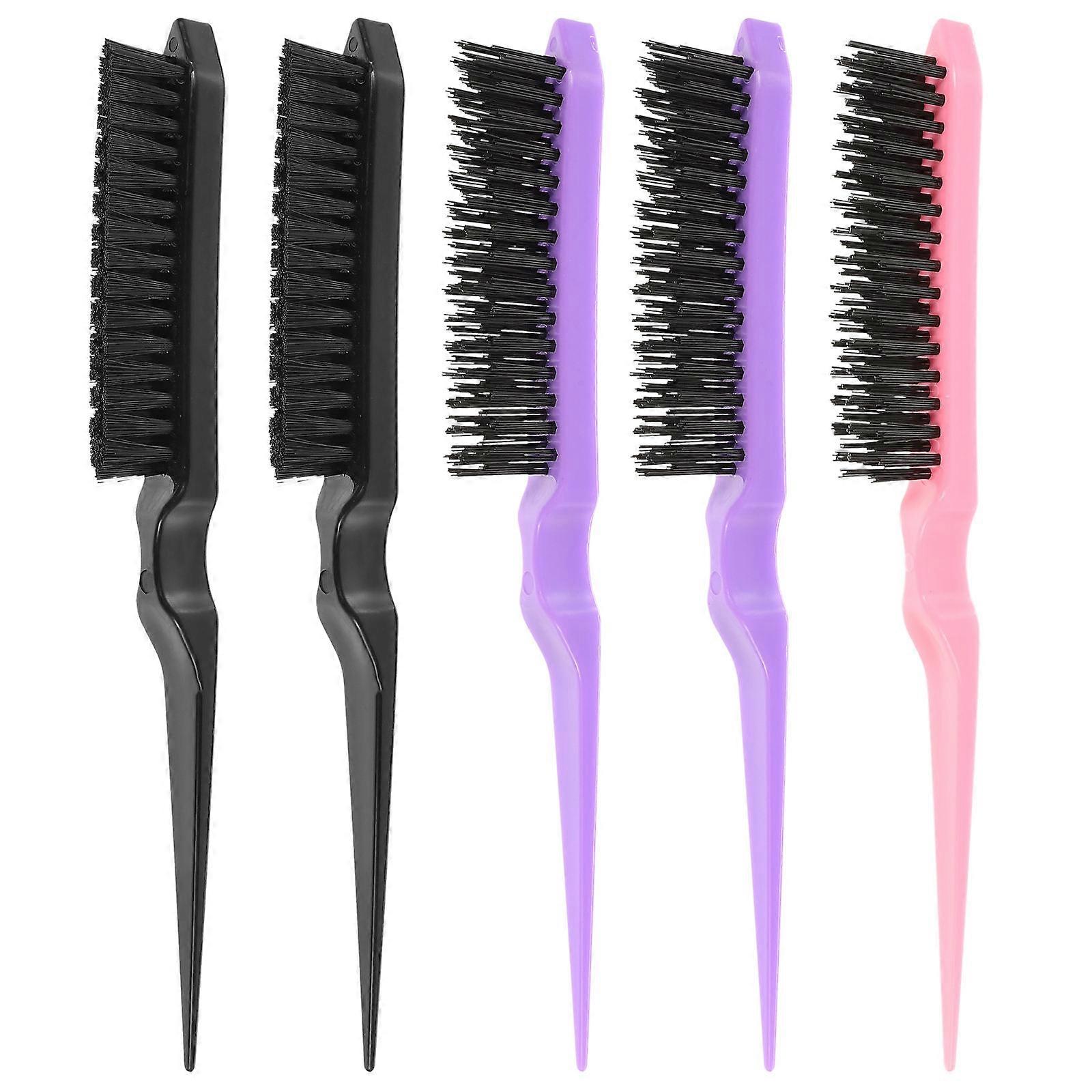 Hair Combs For Styling Foldable Hair Styling Comb Assorted Color Daily Use 6Pcs