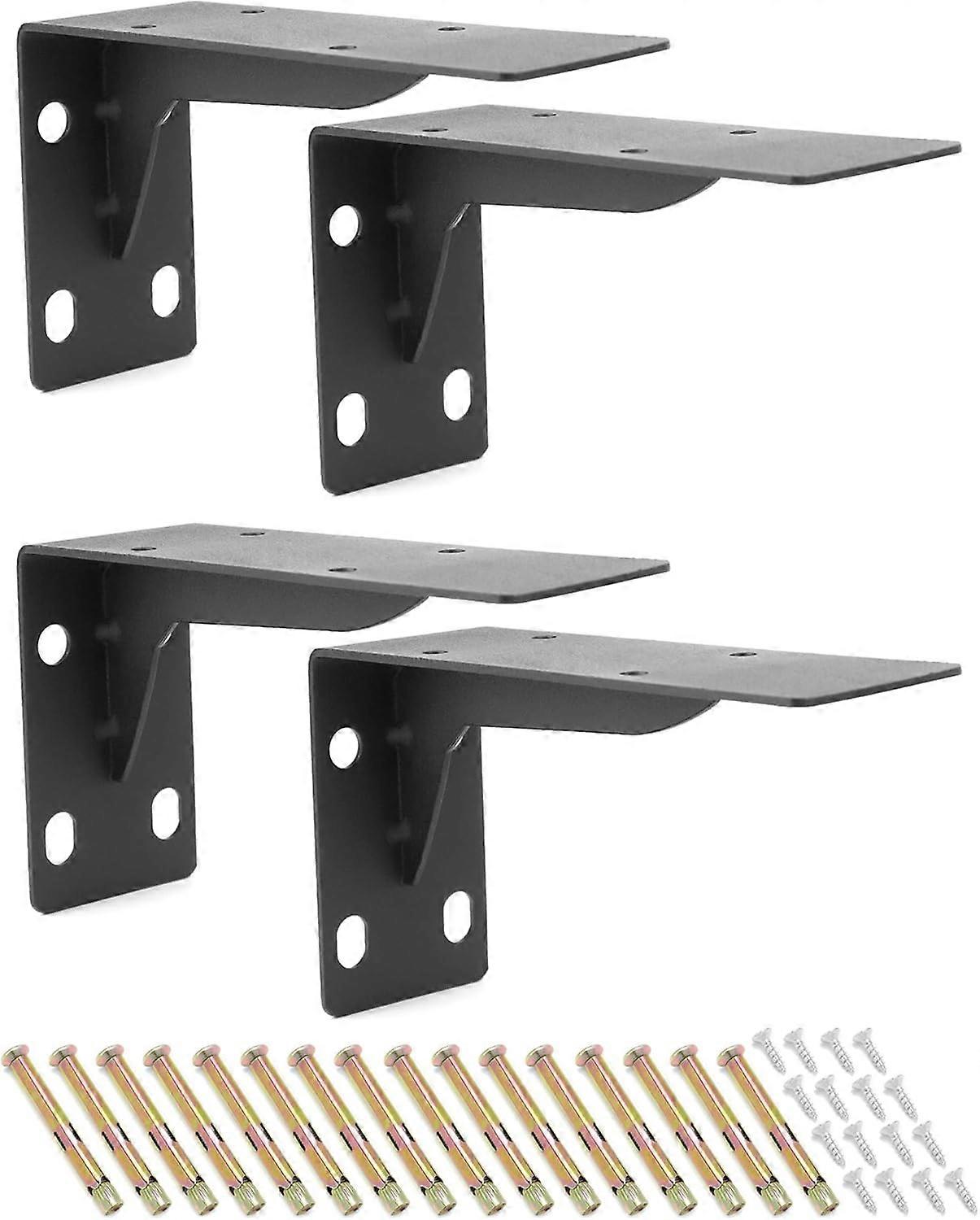 4-piece wall bracket, solid steel frame bracket integrated structure