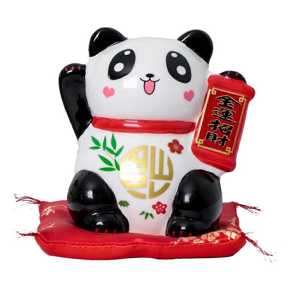 Cute Panda Coin Bank Cartoon Design Savings Container 12.5X12X10CM For Home Decor 1Set