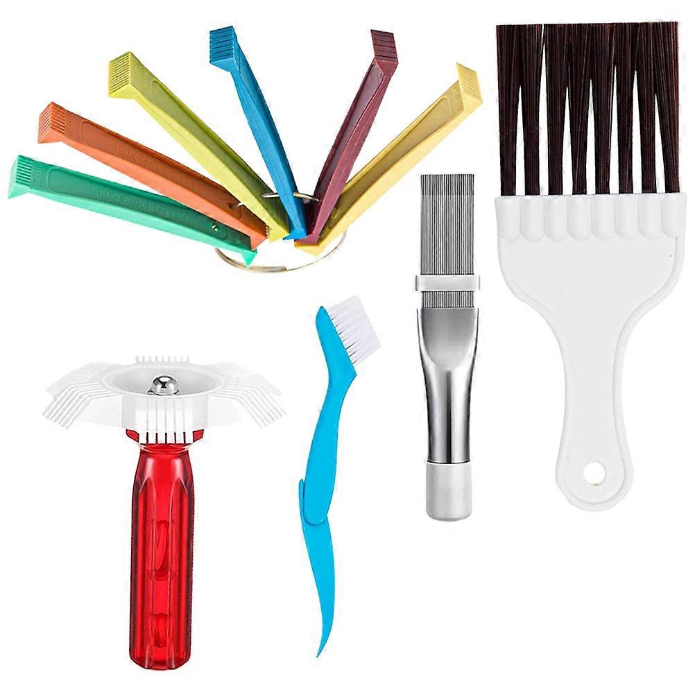 Air Conditioner Cleaning Brushes Condenser Fin Comb For Air Conditioner Evaporator Cleaning Technicians 1Set