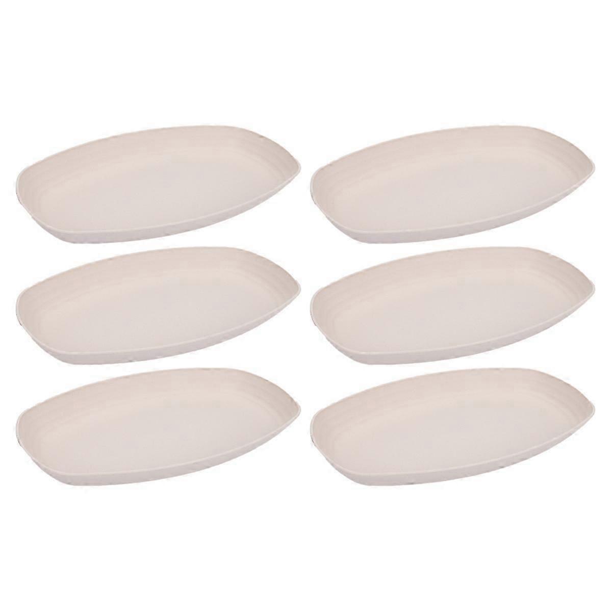 Snack Plate, Plastic Plates, Unbreakable, Dishwasher Safe