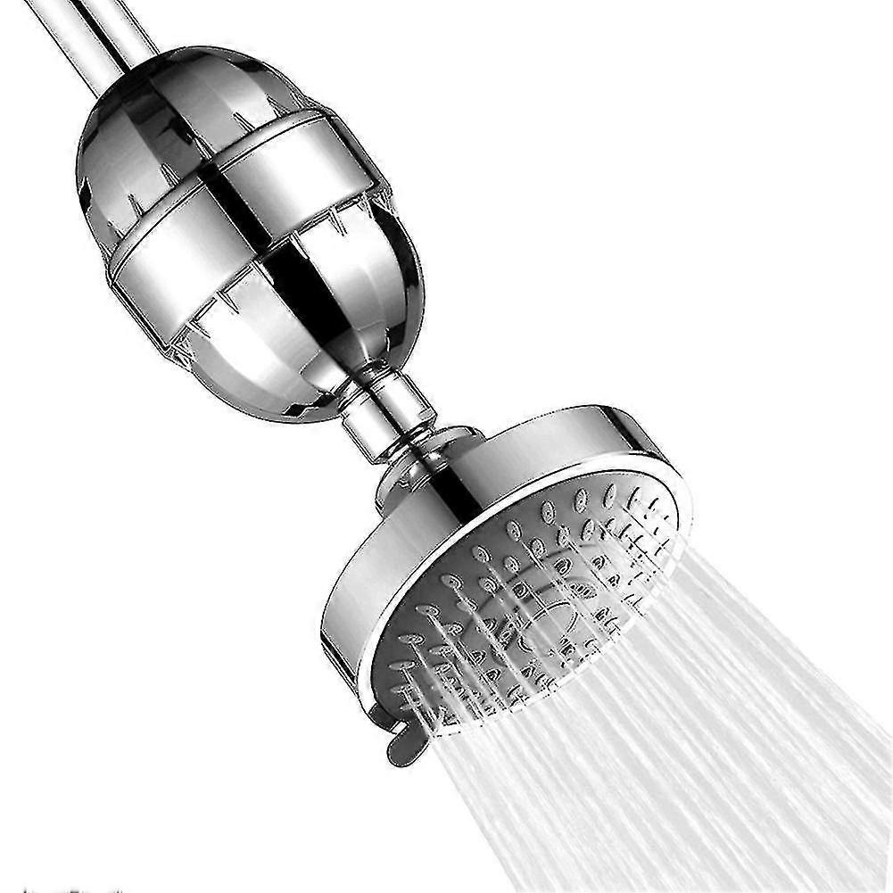 High Pressure Shower Head Antileak Showerhead With Adjustable Swivel Ball Joint