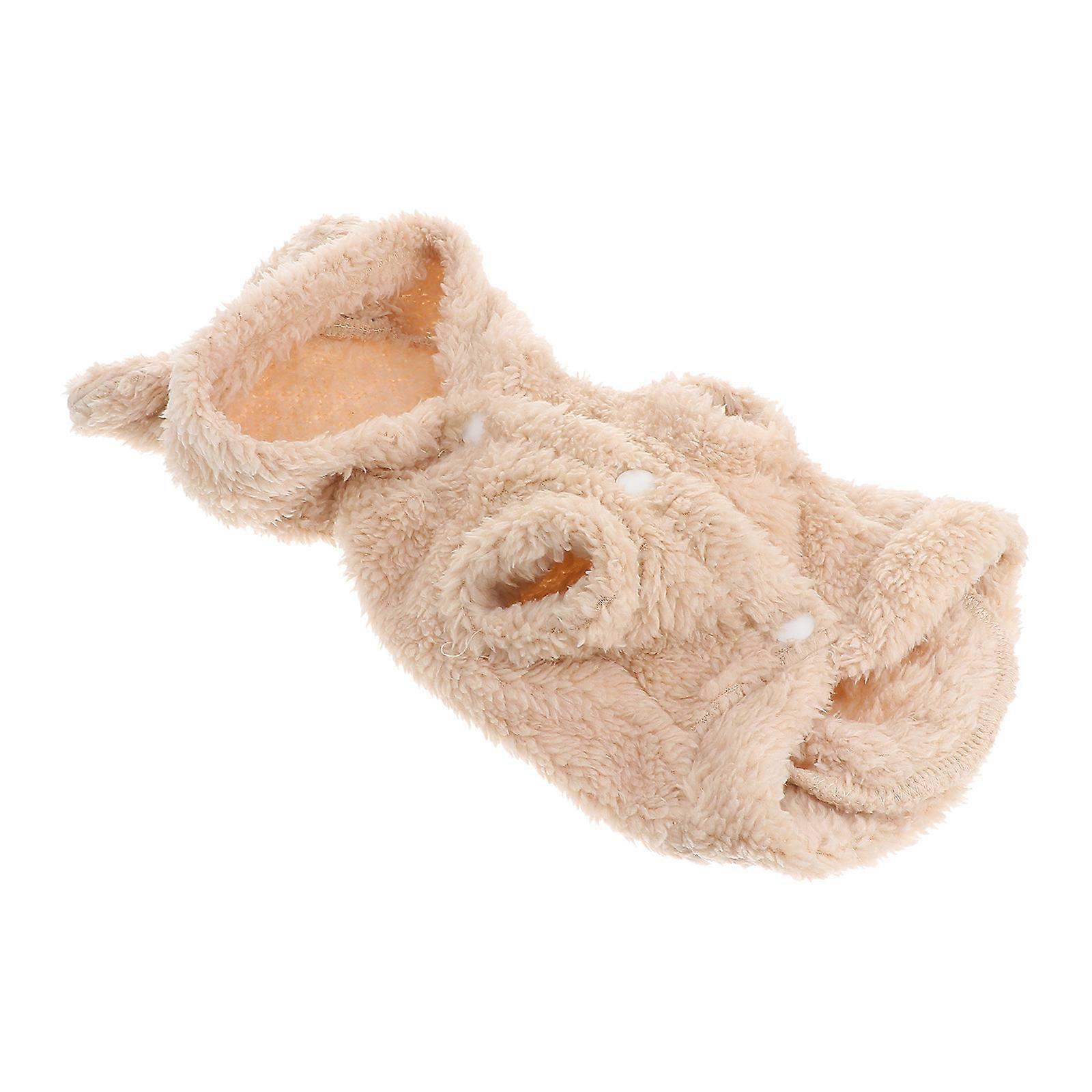 Small Dog Sweater Dog Clothes Hooded Warmth Outdoor Use Christmas S 1Pack