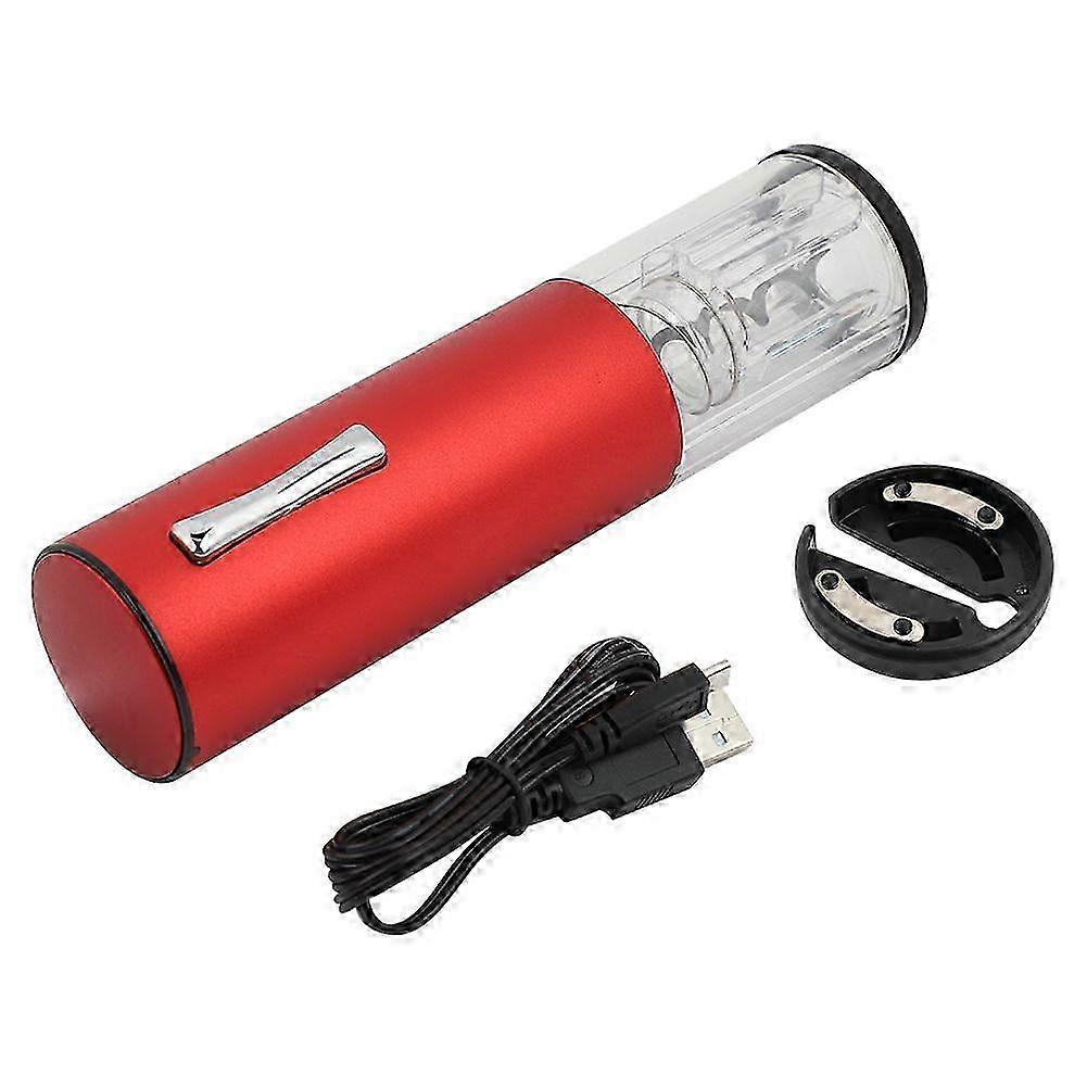 Electric Wine Opener Corkscrew Automatic Wine Bottle Opener Kit Cordless Red