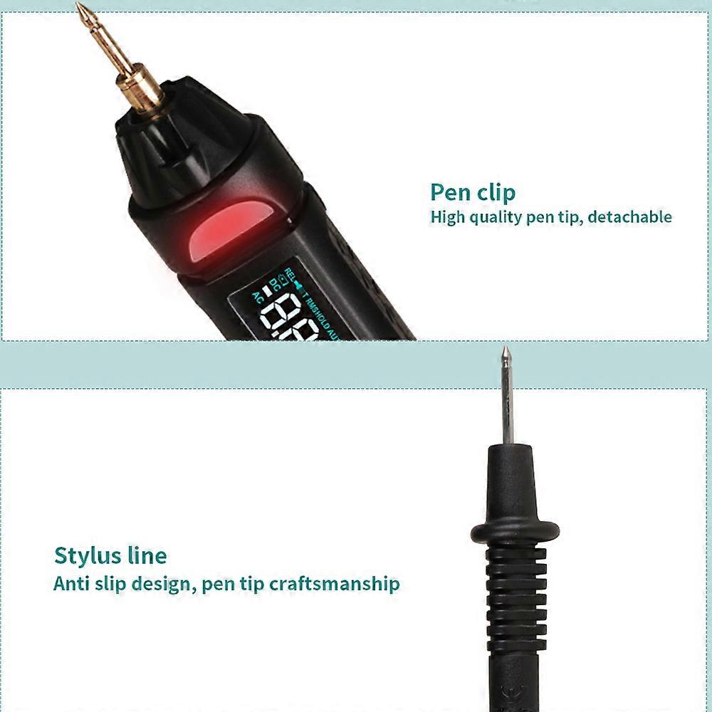 Hadheld Digital Multimeter Electric Test Pen Professional Voltage Current Resistance Diode Continuity Test True RMS Automatic Measurement Tester Live