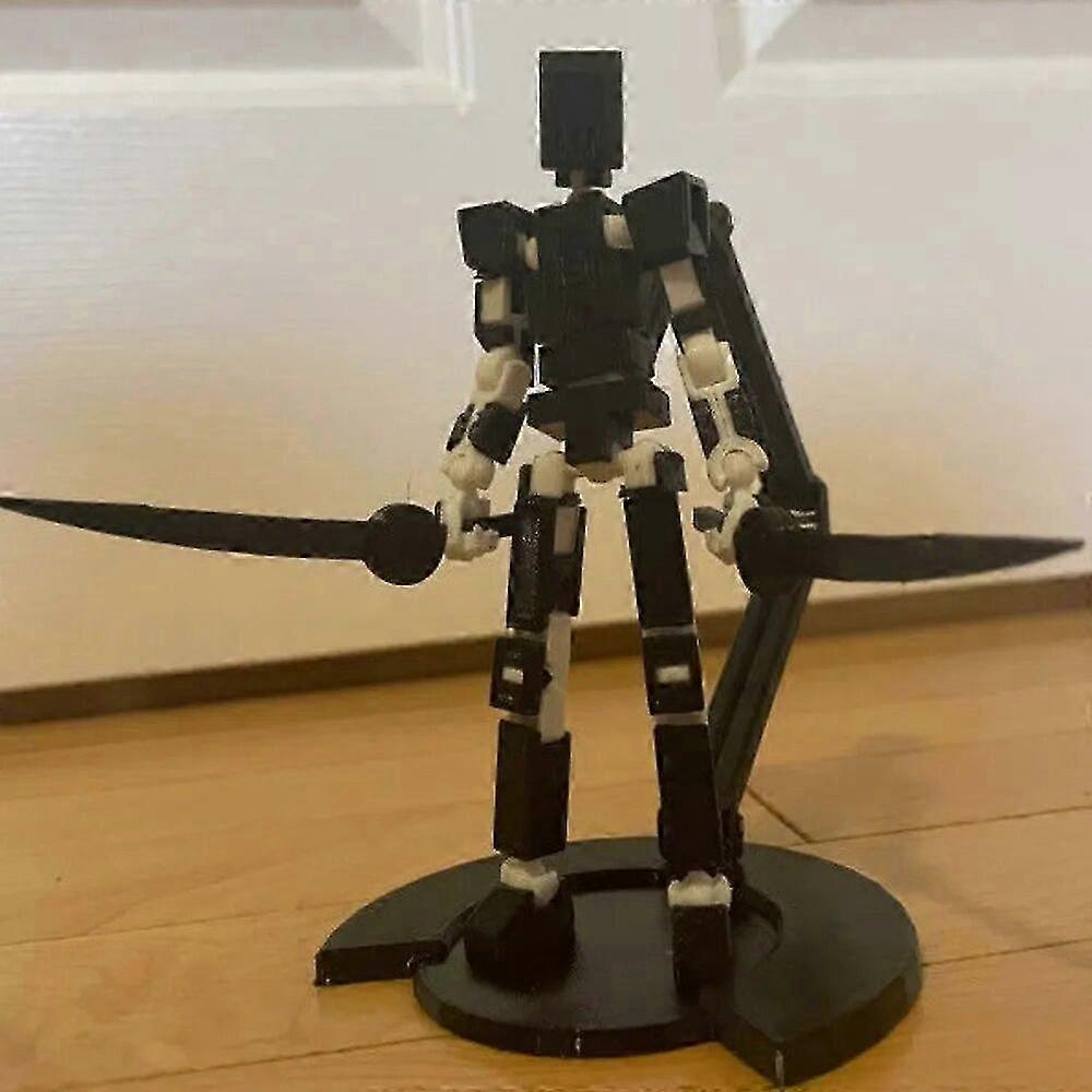 Multi-Jointed Movable Action Figure Toy 3D Printed Robot Gift for Kids