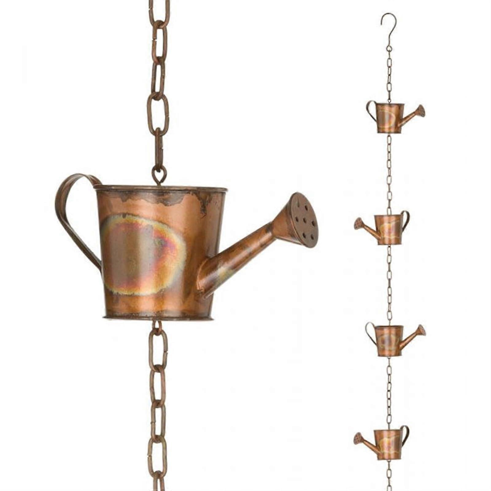 Rain Chain, Iron Rain Chains, Rain Chain for Gutters, 160cm/63in brass