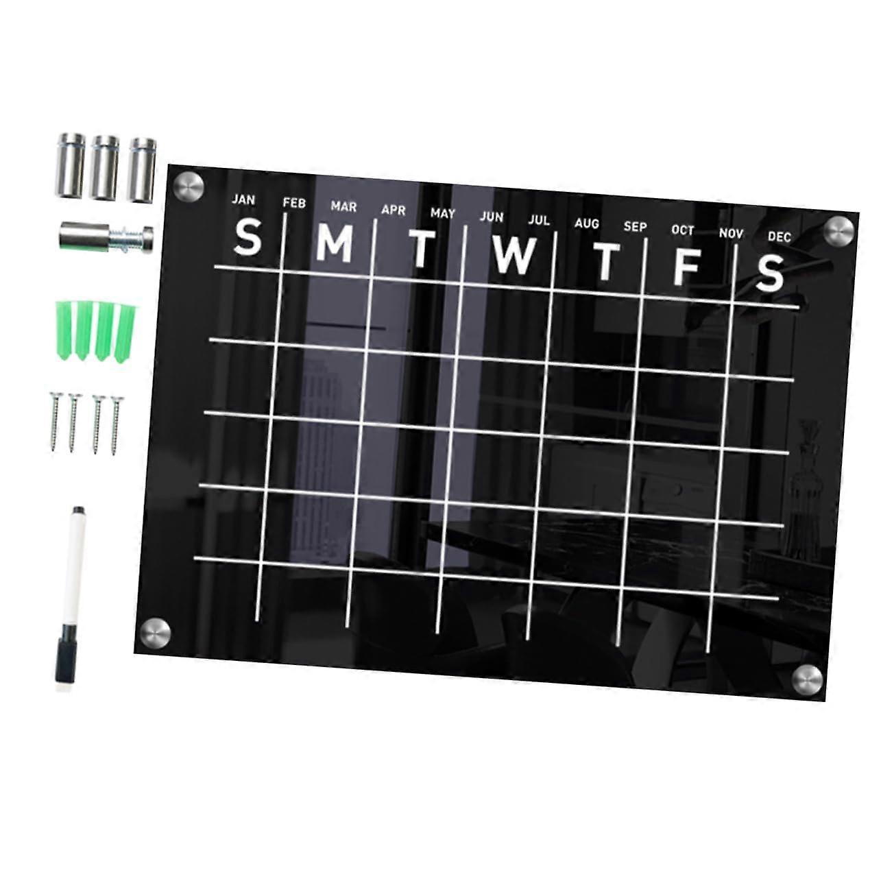 Mini Whiteboards Set for Classroom, Portable Dry Erase Magnetic Memo Boards, Transparent Refrigerator Tafel, 1 Set