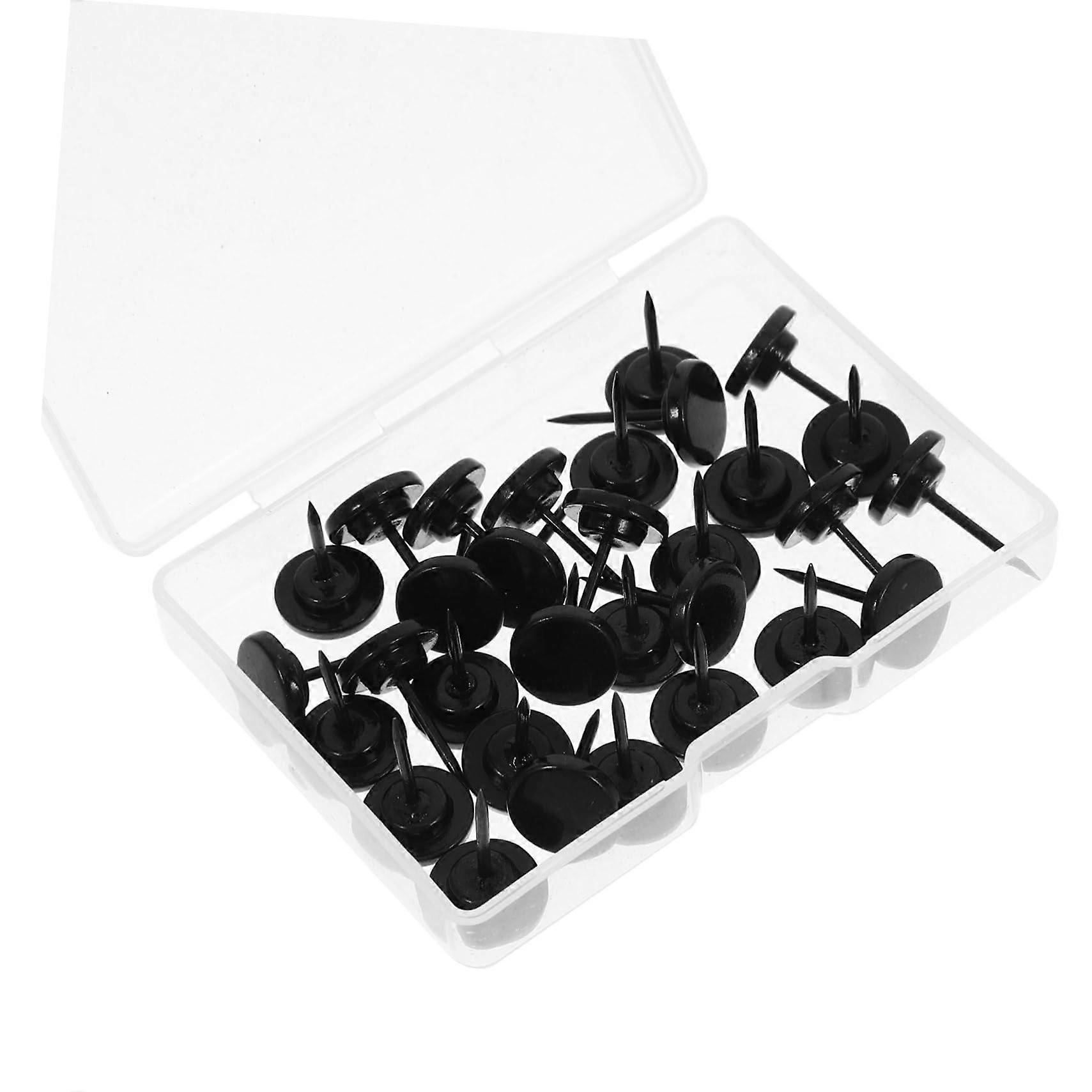 Decorative Cork Push Pins - 30 Durable Tacks for Bulletin Boards, Crafts, School, Office, Photos, and To-Do Lists