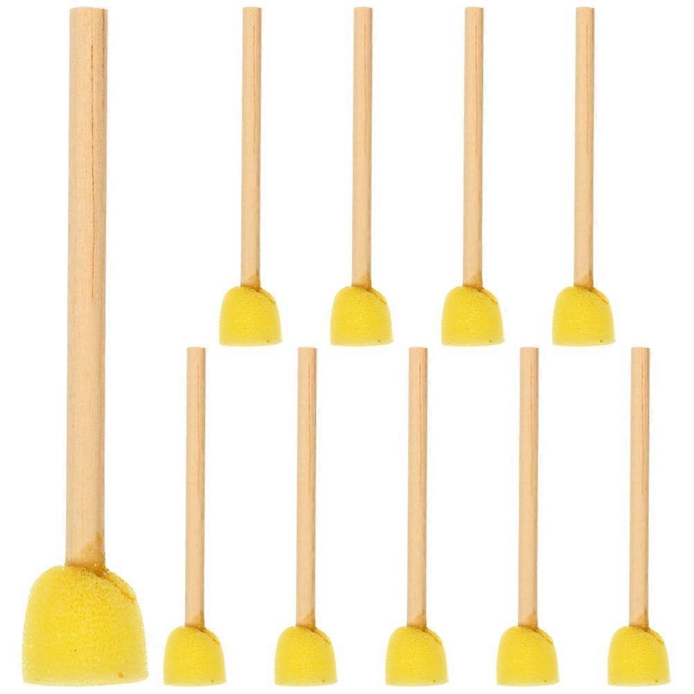 Sponges for Painting Art Kids Paint Sponges Yellow Color 8.50X1.50X1.50cm 10Pack