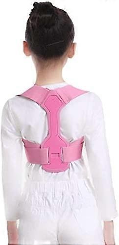 Posture Correction Belt for Children, Medium Pink, Breathable and Durable Support for Back, Shoulders, Lumbar, and Waist