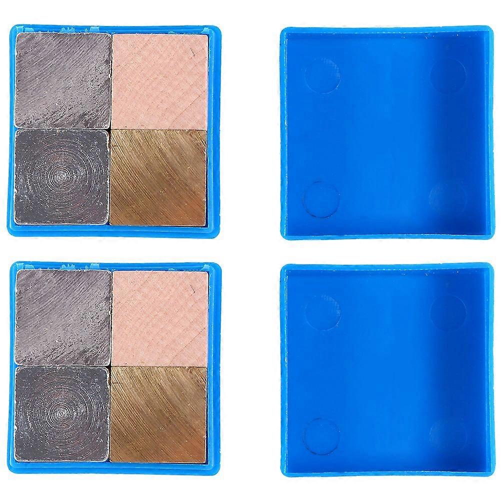 8 Pcs Cube Set Aluminum Copper Iron for Density Investigation Heat Experiments