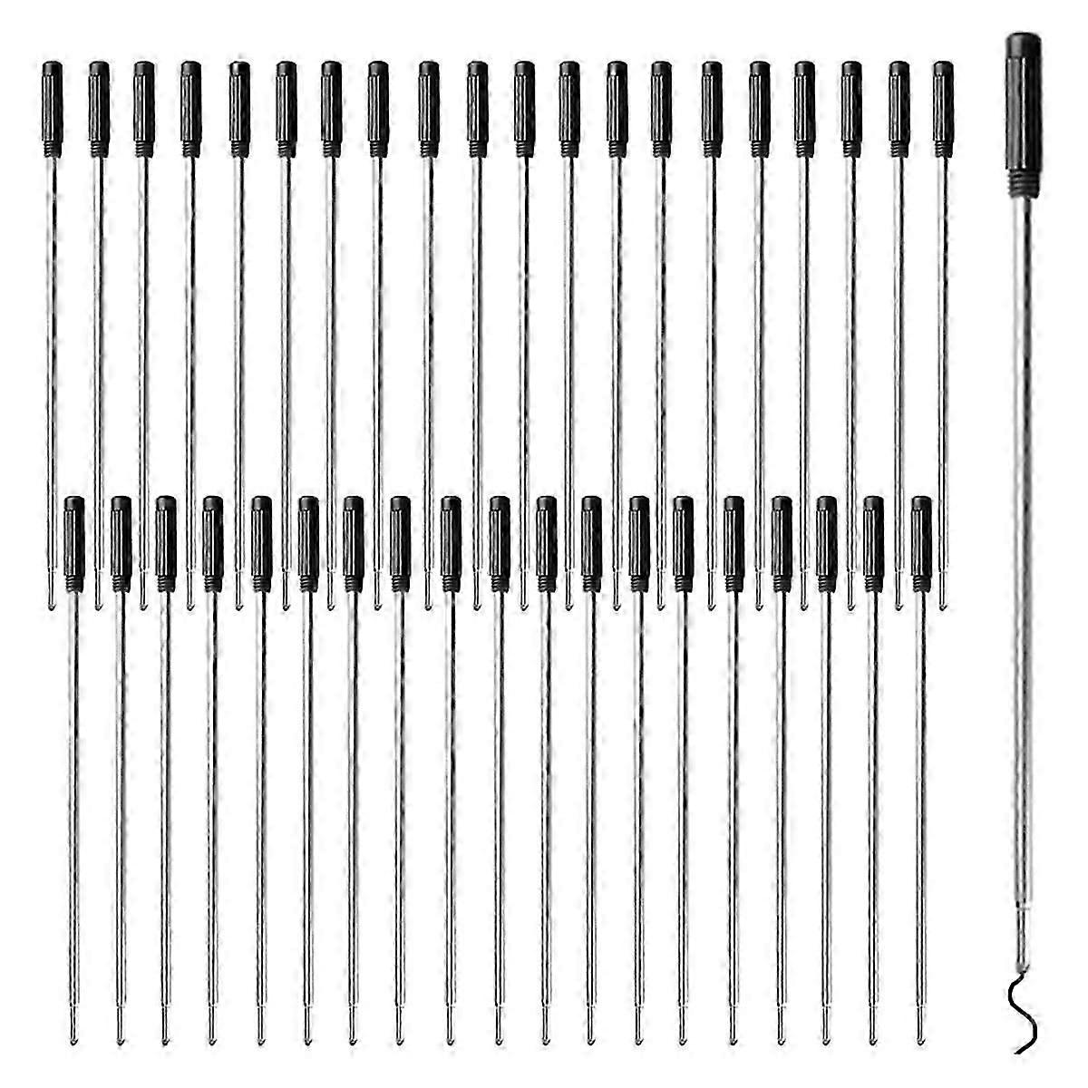 40 قطعة 11.6 سم / 4.57 بوصة حبر قلم عبوات أسود