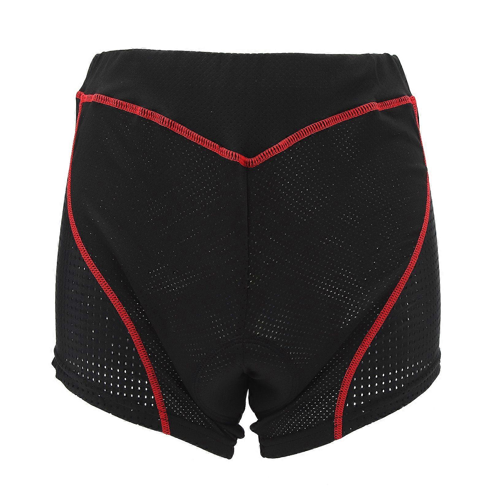 Cycling Shorts Shock Absorption Quick Drying Moisture Wicking Padded Bicycle MTB Shorts for Outdoor L YMQX)
