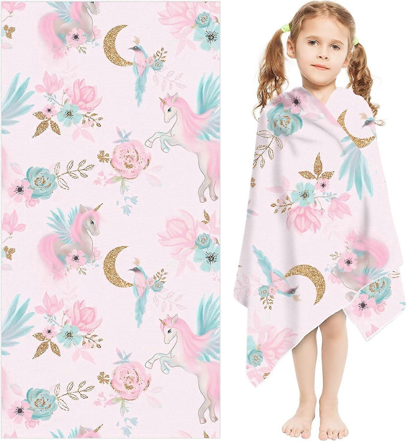 2-Pack Microfiber Beach Towels for Kids | Ultra Light  Quick Dry