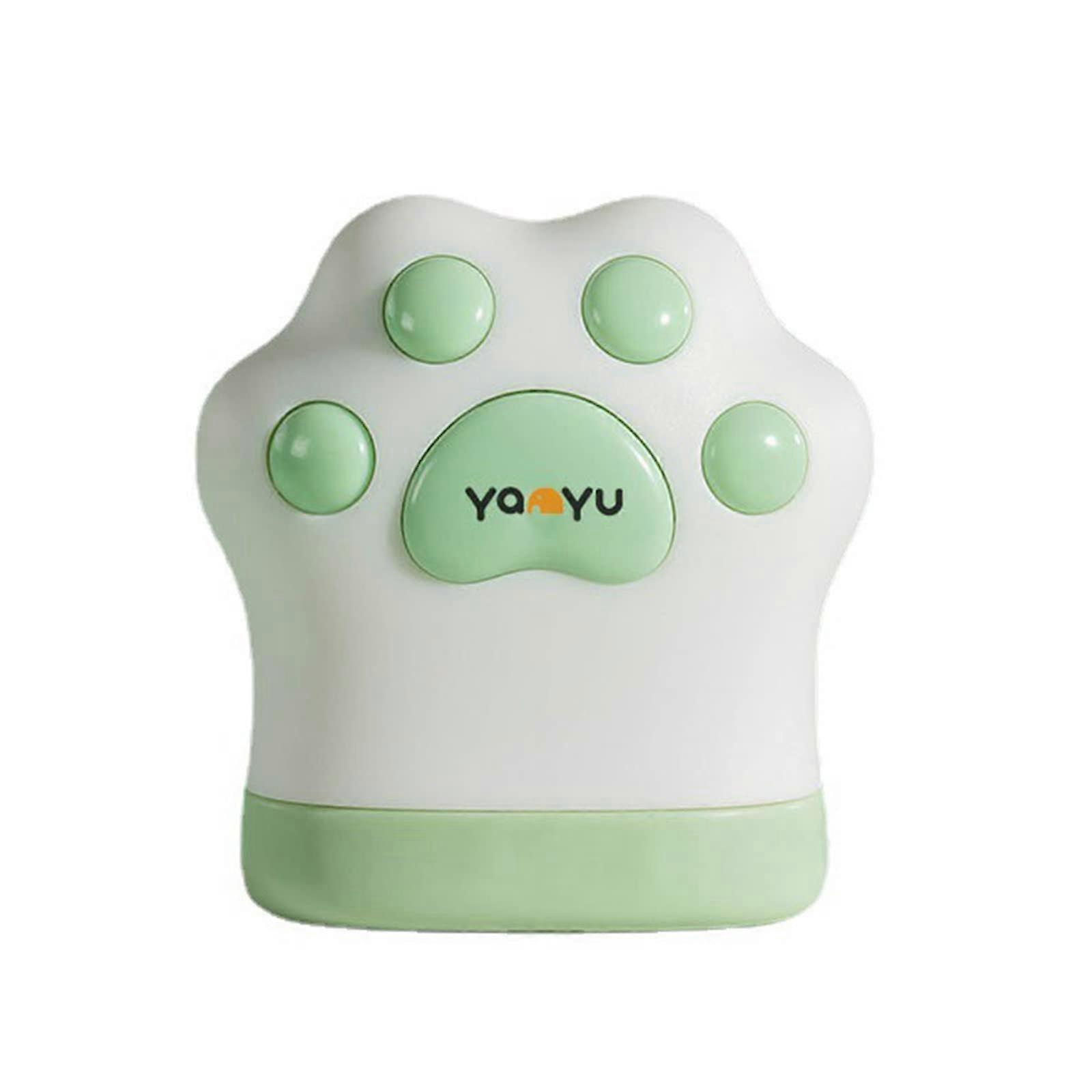 Multifunctional Tape Measure Cat Paw Shape Mini For Sewing And Cutting Waist Measurements Green