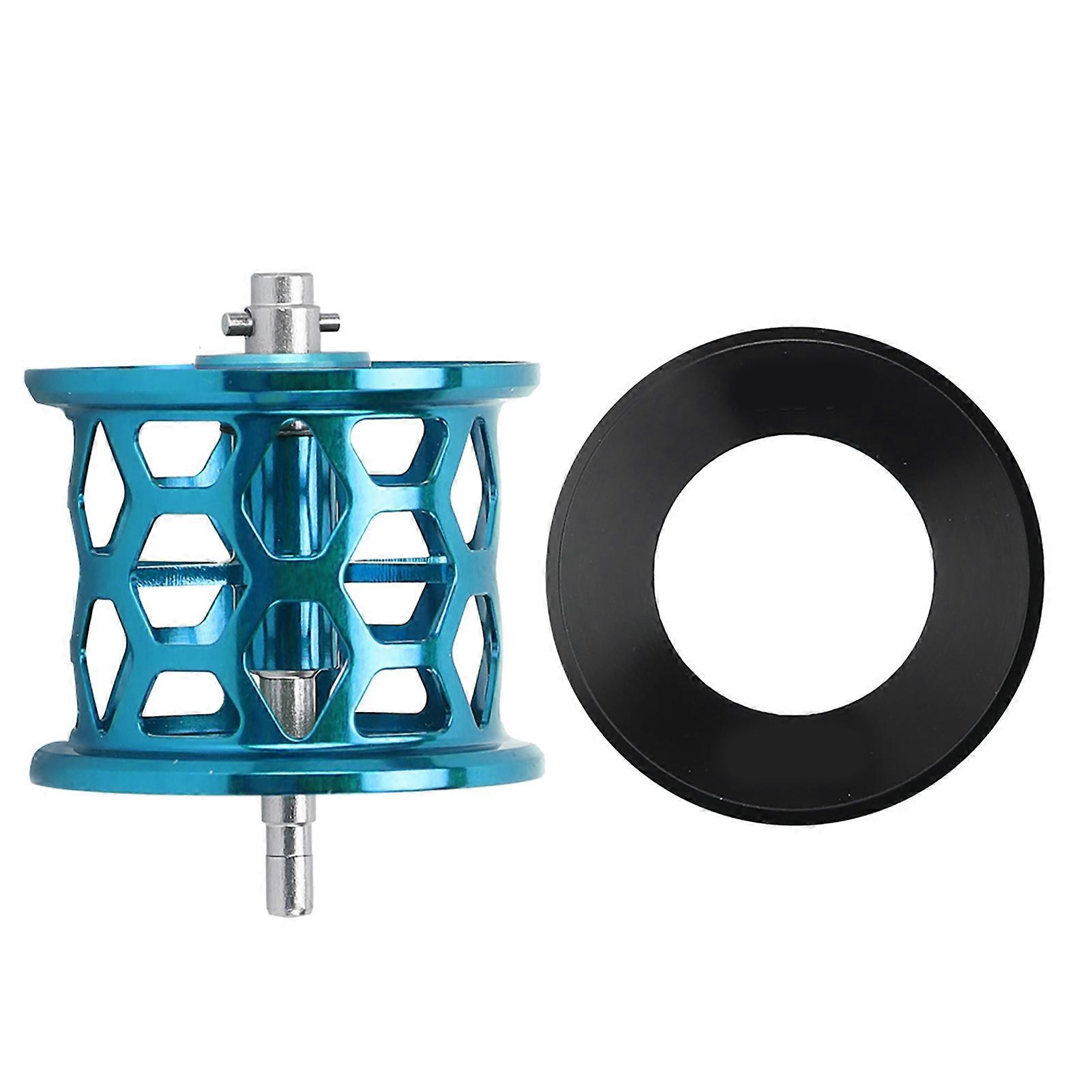 32mm Alloy Bait Casting Conversion Spool Fishing Tackle Accessory with Damping Fin