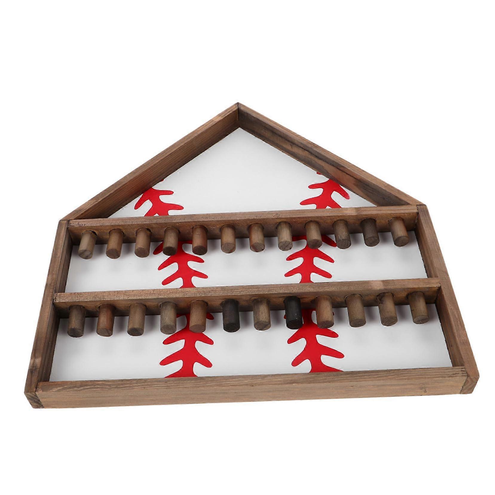 Baseball Ring Display Case Medal Organiser for Champion Rings Elegant Medals Display Frame Versatile Presentation for Sports Enthusiasts Design