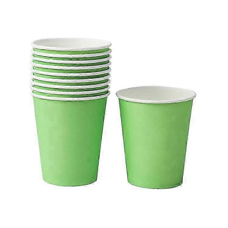 100 stuks wegwerp papieren bekers jonge geitjes kleur 9 oz 250ml overschilderbare en drinkbare papieren bekers