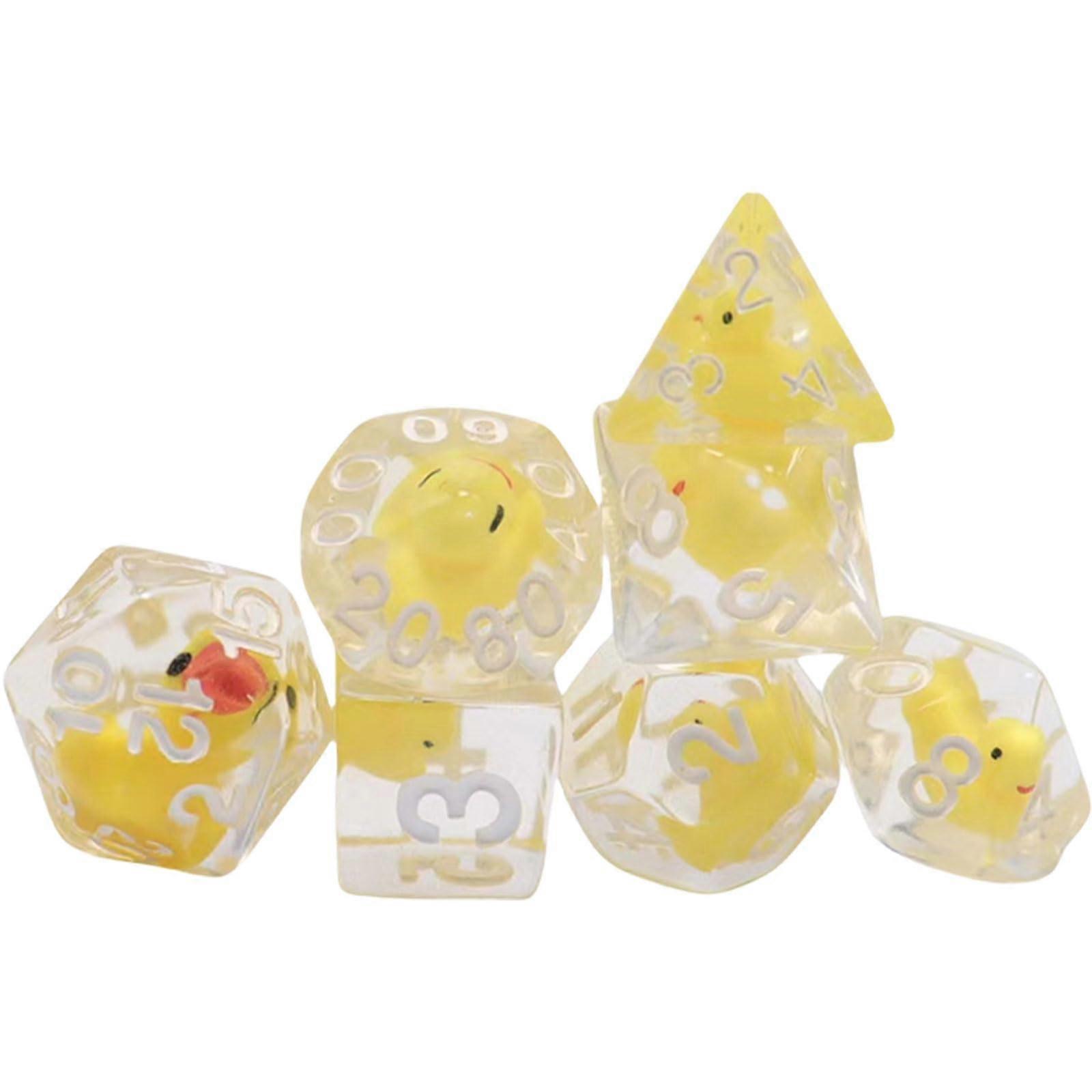 7 different shapes, varying number of faces, digital dice, desktop entertainment, Harz dice