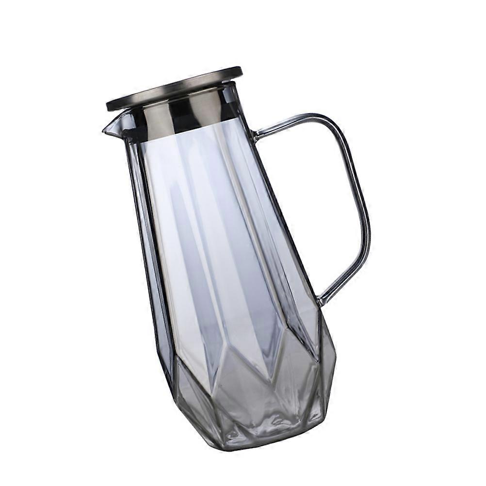 Heat Resistant Glass Water Kettle with Handle – Large Capacity for Cold Water, Juice, Tea & Beverages – Thickened Material for Home and Party Use