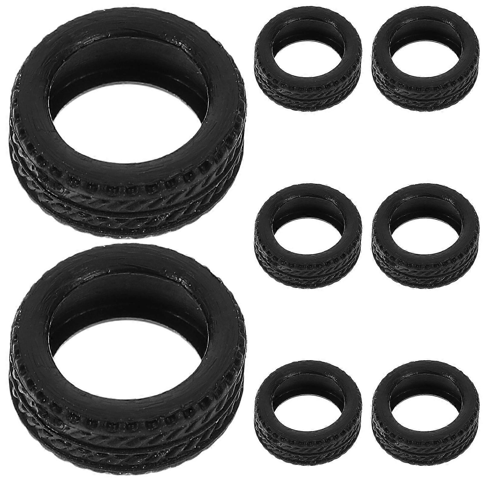 8pcs Replaceable Tire Car Wheel Accessories for RC Car Toy