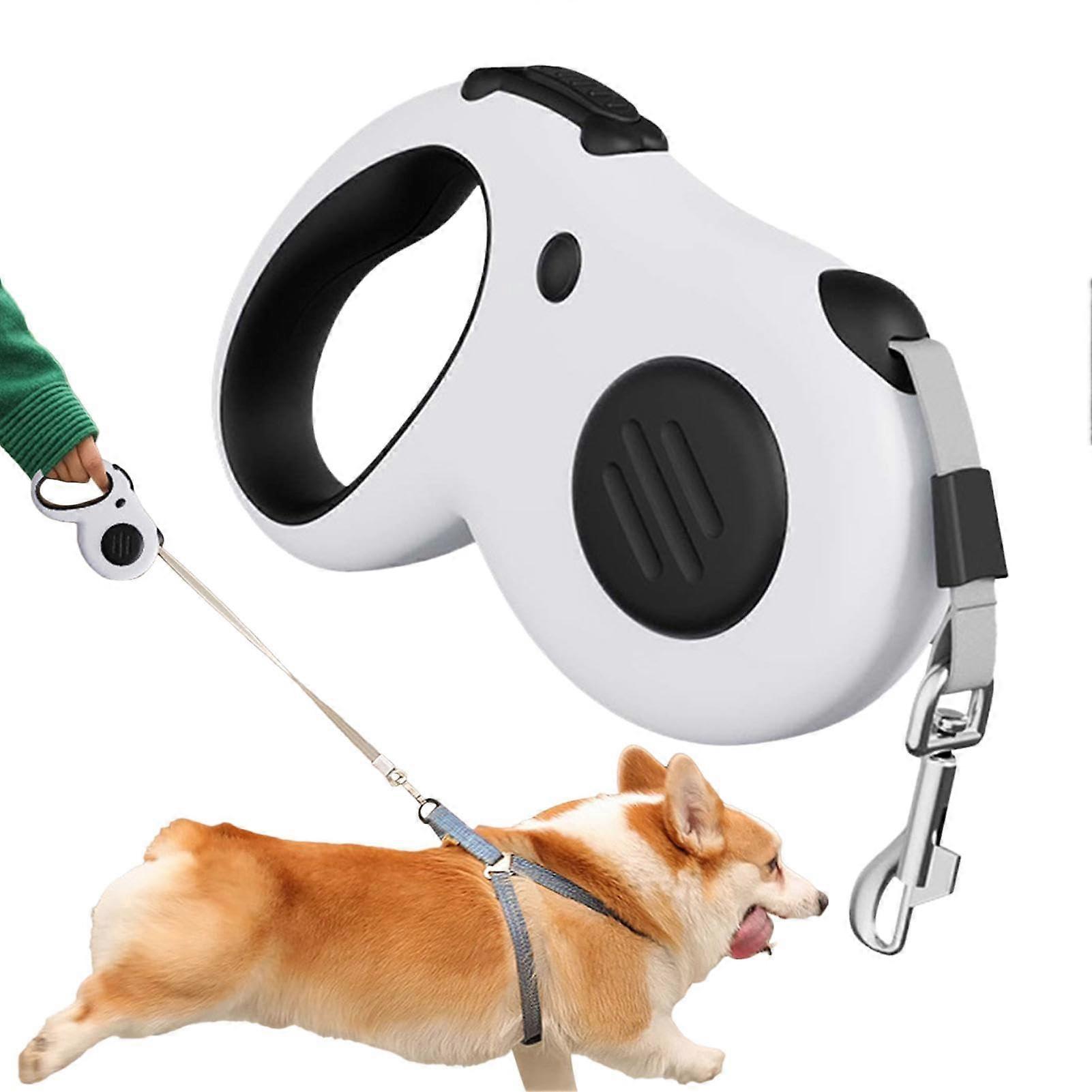 Retractable dog leash, 16foot automatic, ergonomic handle, smooth button for small, medium, large dogs.