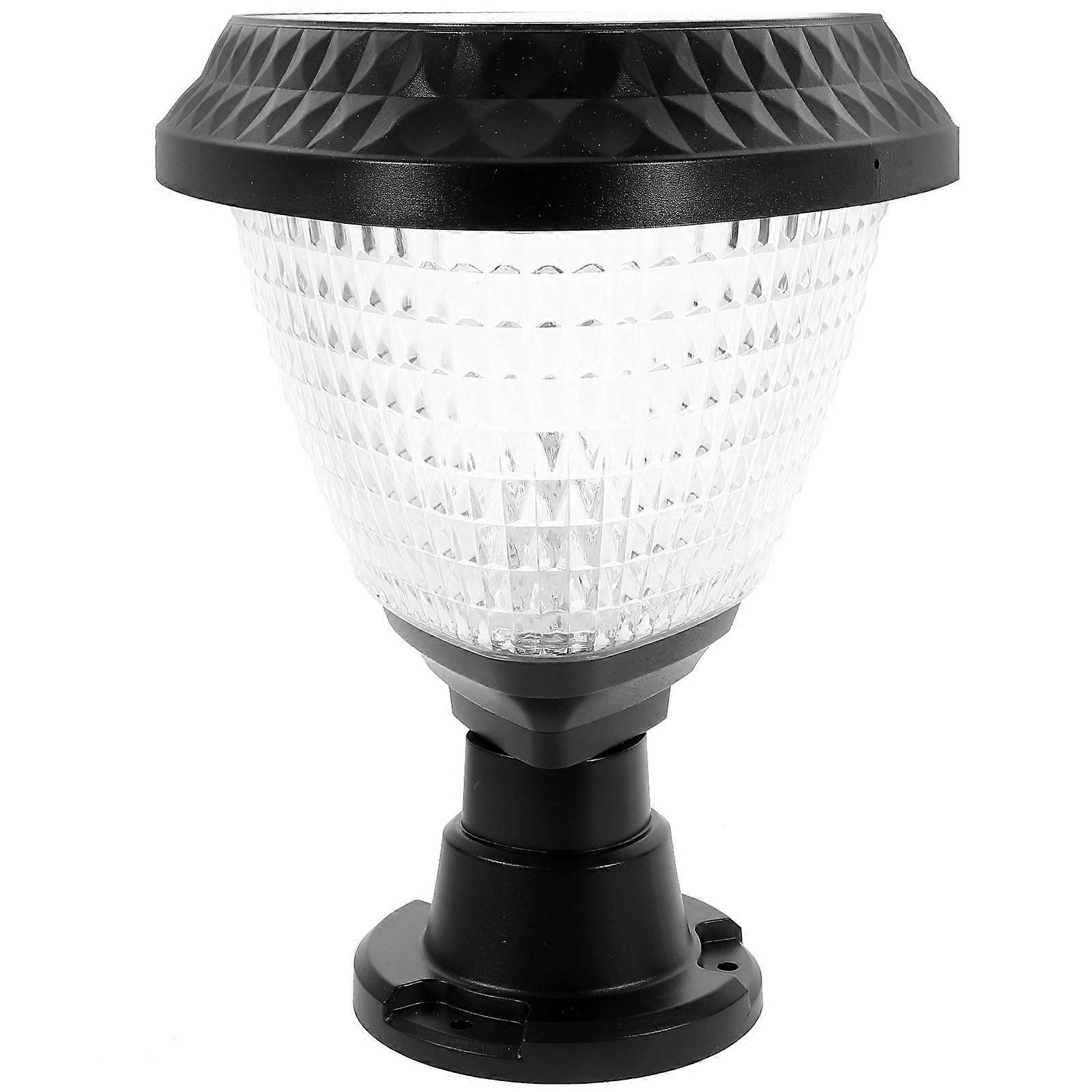 Solar Powered Pillar Light Set for Outdoor Garden Illumination – Decorative Pathway Lamp with Remote Control and Adjustable Warm/Neutral Light Options