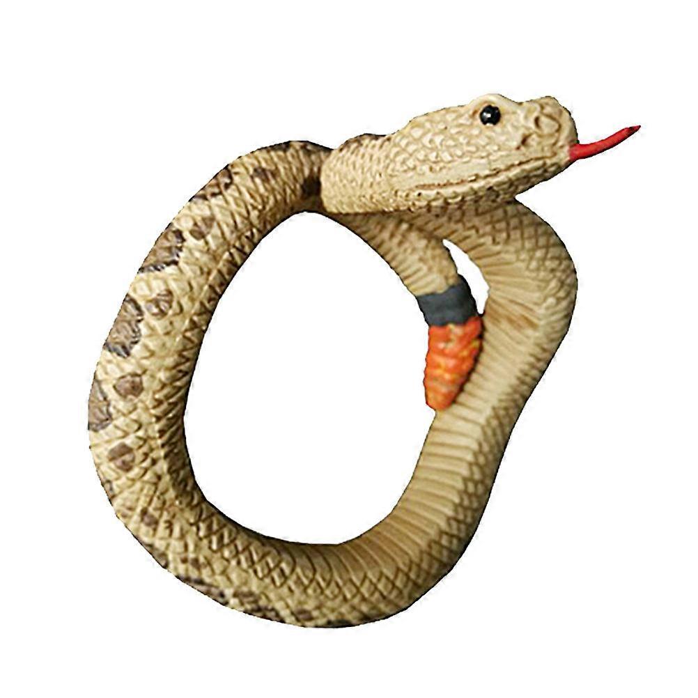 Scary Halloween Decoration Simulation Snake Bracelet Realistic Fake Snake For Costume Party 6.5 x 5 x 7 Cm 1Pack