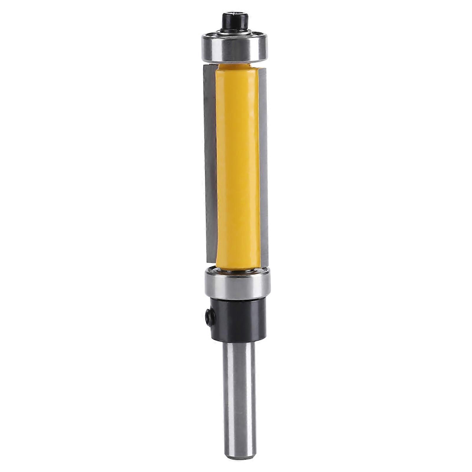 Flush Trim Router Bit with Upper and Lower Bearings, 1-1/2 Inch, Perfect for Woodworking, CNC and Router Applications